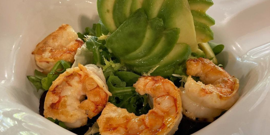 Shrimps et avocado salad